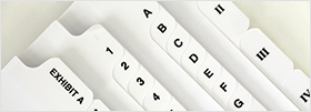 Pre-printed Legal Tabs