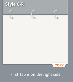 Tab Style CR